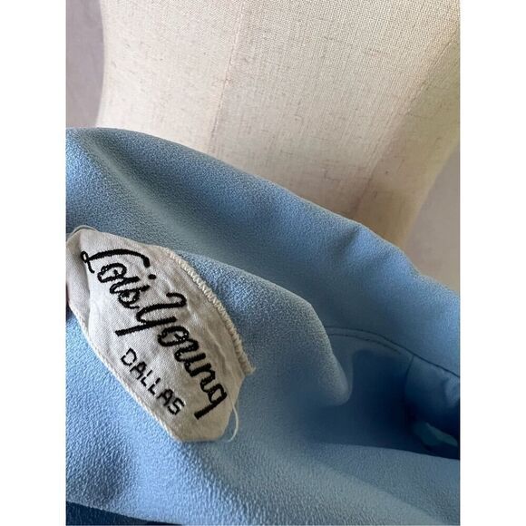 Vintage 1970s Blue Shift Dress - Picture 6 of 6